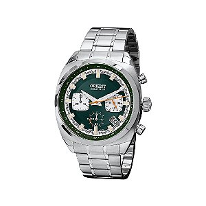 Relógio Orient Masculino Prata Solartech Cronógrafo MBSSC269E1SX