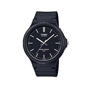 Relogio Casio Masculino Analógico Res. Preto MW-240-1EVDF-SC