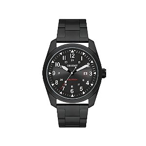 Relógio Orient Masculino Analógico SolarTech em Aço Black MPSS1042P2PX