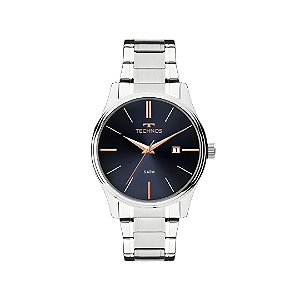 Relógio Technos Masculino Classic Steel Analógico em Aço 2115MPM1K