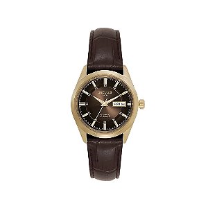 Relógio Seculus Masculino Automático 21 Jewels 77361GPSVDC9