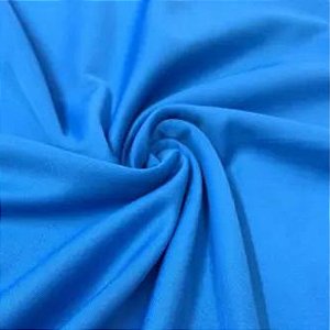 Tecido Helanca escolar poliéster - Azul turquesa