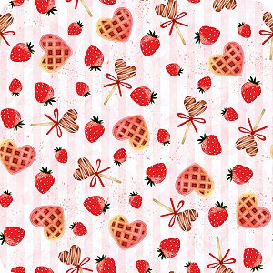 Tricoline Estampado 100% Algodão - 0,50 CM x 1,50 LARG