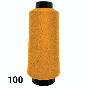 Fio para Costura Kron Overlock 100g - Amarelo Âmbar 100