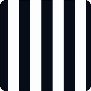 Tricoline Estampado Listrado Grande Azul 100% Algodão - 0,50 METRO x 1,50 LARGURA
