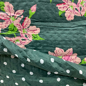 Matelassê Dupla Face Estampado - 1 METRO x 2,40 LARGURA