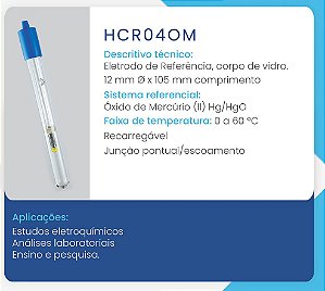 Referência Óxido de Mercúrio (II) HgO HCR04OM