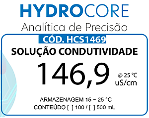 Padrão Condutividade 146,9 uS/cm
