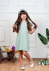 Vestido Doce Lalá manga copinho -  Coleção Garden