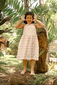 Vestido Listradinho - Coleção Garden