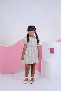 Vestido Flower Garden gray
