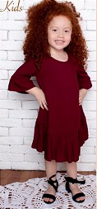 Vestido vinho