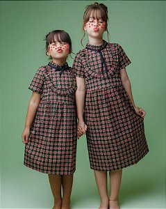 Vestido Xadrez Bonequinha de luxo