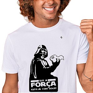 CAMISETA QUE A FORÇA ESTEJA COM VOCÊ - DARTH VADER - STAR WARS