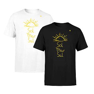 CAMISETA SOL, MAR E SAL