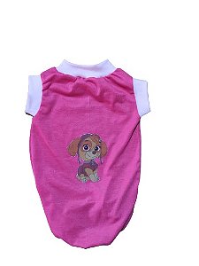 Roupa Pet Patrulha Canina Skye