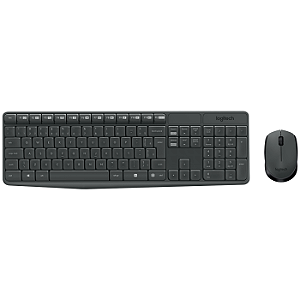 Teclado e Mouse sem fio Logitech MK235