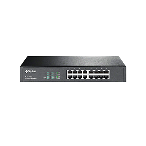 Switch TP‑Link TL‑SG1016D 16 Portas Gigabit Ethernet 10/100/1000 Mbps