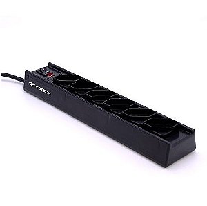 Filtro de Linha Coletek 6 Tomadas Preto FL-61BK - Bivolt