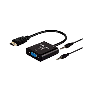 Adaptador HDMI para VGA → VGA + P2 Exbom CC-HVA100