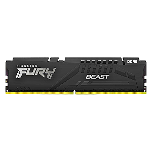 Memória DDR5 16GB  5200Mhz Kingston KF552C40BB/16  FURY Beast Black - Desktop