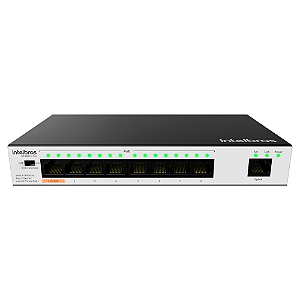 Switch 9 portas 10/100 SF-900 Hi-PoE com 8 portas POE - Intelbras
