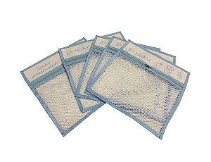 SAQUINHO ORGANIZADOR MATERNIDADE TELINHA, KIT COM 5 UNIDADES