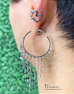Brinco Argola c/ Chapinhas