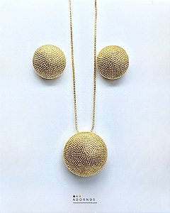 Conjunto Botão Rodinado