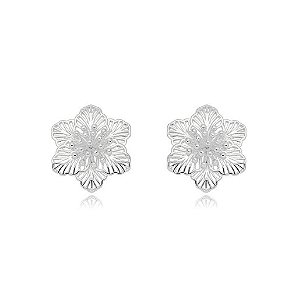 Brinco Flor Elegante Vazada