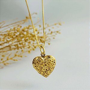 Colar Relicário Memórias de uma Vida - Ouro 18k