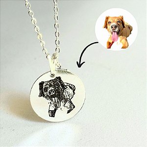 Colar Personalizado Querido Pet (2cm) - Prata 925