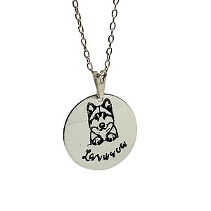 Colar Personalizado Doguinhos (160 modelos) - Prata 925
