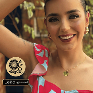 Leão: Colar Flores do Zodíaco - Girassol
