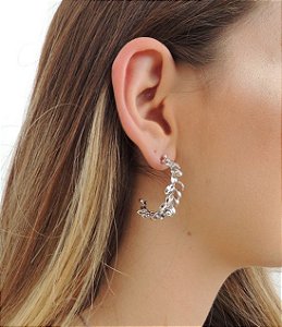 Brinco Argola Folhas