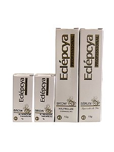 Kit Brow Lamination -2 Alinhador 4g 1 Neutralize 15g e 1 Sérum reparador