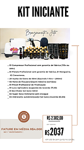 Kit Profissional de Bronzeamento a Jato (INICIANTE)