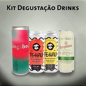 Kit Degustação Drinks (Tehau, Gingibre, Ouropretana)