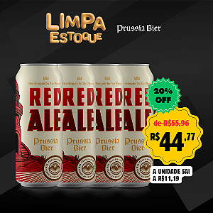 RED ALE - 4 Latas -  473ml