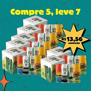 Pack de IPAs - Compre 5, Leve 7 - 28 Latas 473ml