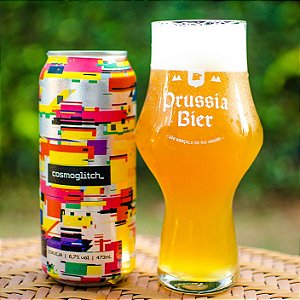 CERVEJA HAZY IPA COSMOGLITCH LATA 473ML UNIDADE