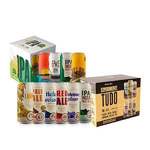 Pack de IPAs + Experimente Tudo - 10 cervejas