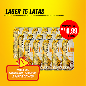 Lager: 15 Latas 473ml - Entrega a partir de 14/05