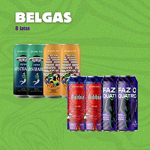 Kit Cervejas Belgas - 8 Latas 473ml