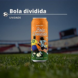 CERVEJA BOLA DIVIDIDA IMPERIAL HAZY IPA - LATA 473ML UNIDADE