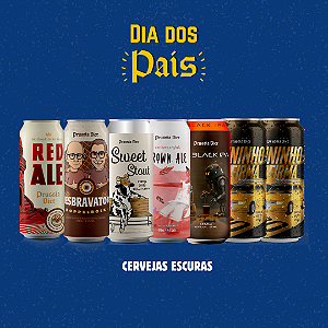 Cervejas escuras - 7 Latas 473ml