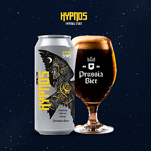 CERVEJA HYPNOS IMPERIAL STOUT - LATA 473ML UNIDADE