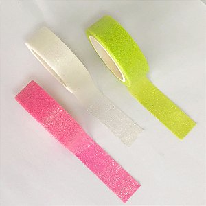 Washi Tape Glitter BRW - Blister com 3Un