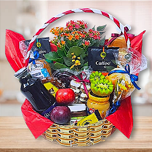 Cesta Café da manhã de Hotel com Frutas cod 042