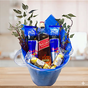 Balde Aquecimento da Balada Wisky Red Label Redbull e Ferrero cod 090